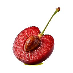 Cherries — serving detail