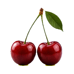Cherries natural form