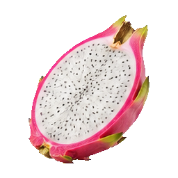 Dragon Fruit — prepared half