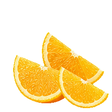Oranges — prepared half